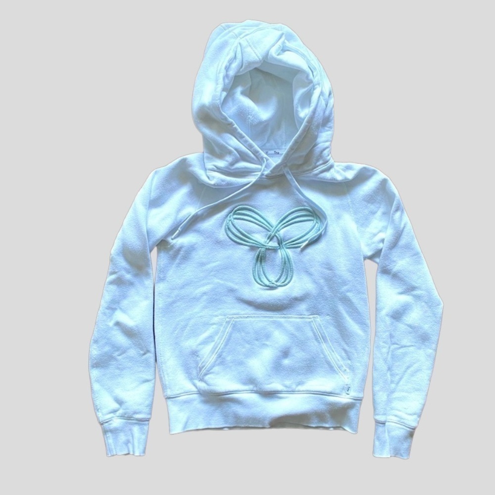 White TNA logo Hoodie size XS